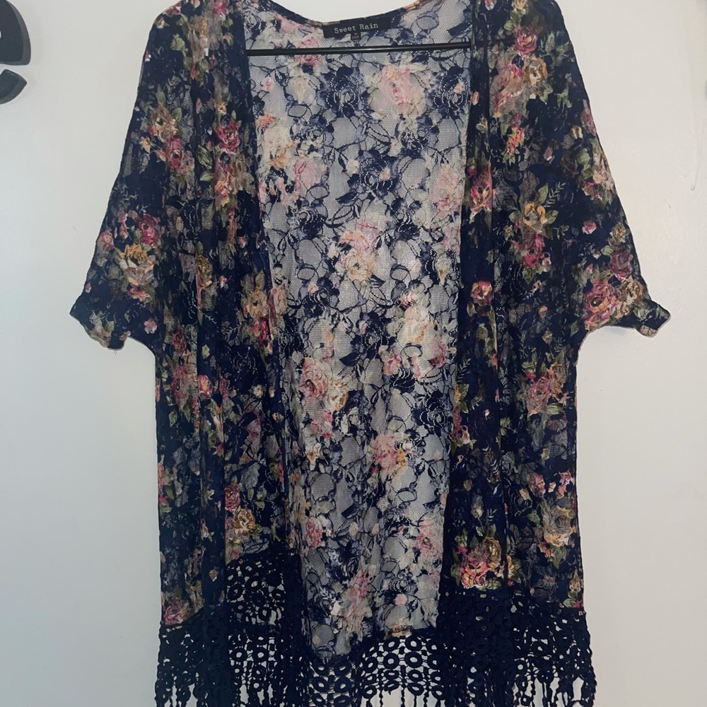 flowery kimono